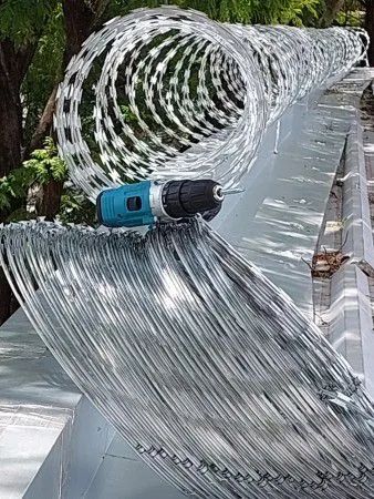 Cerca concertina dupla galvanizado  45cm - Foto 4