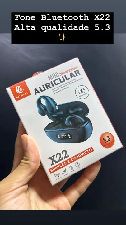 Fone de ouvido bluetooth X22