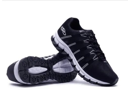 Tênis Masculino Esportivo Corrida Academia Crossfit Preto e Branco 1. linha n.41 e 42 - Foto 2