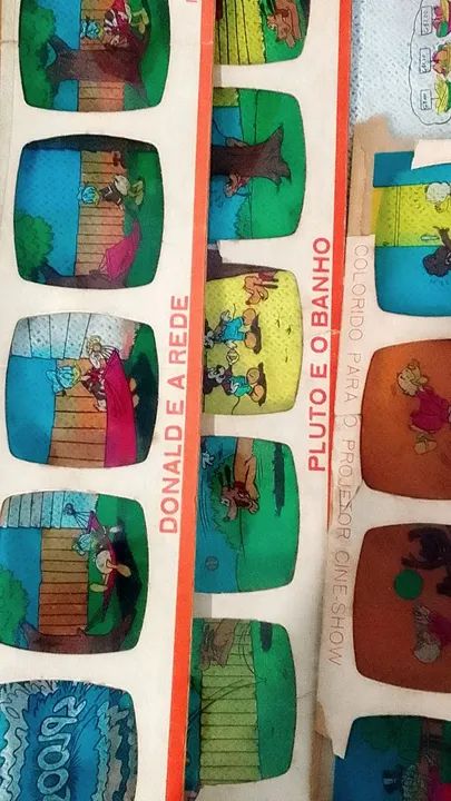 14 fitas slides da  Disney pois é Ludovico Pateta Mickey etc - Foto 3