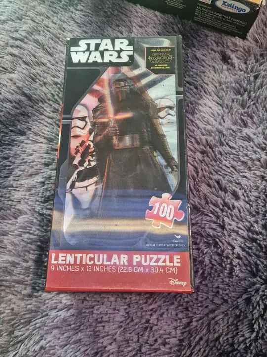 Quebra cabeça star Wars caixa holografica lacrado , 100 peças para colecionador - Foto 3