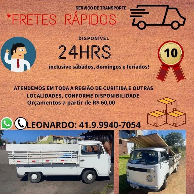 Frete Rapido Carreto 24 horas