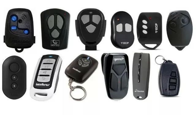 Controles para portões eletrônicos, alarme e centrais de cerca elétrica 