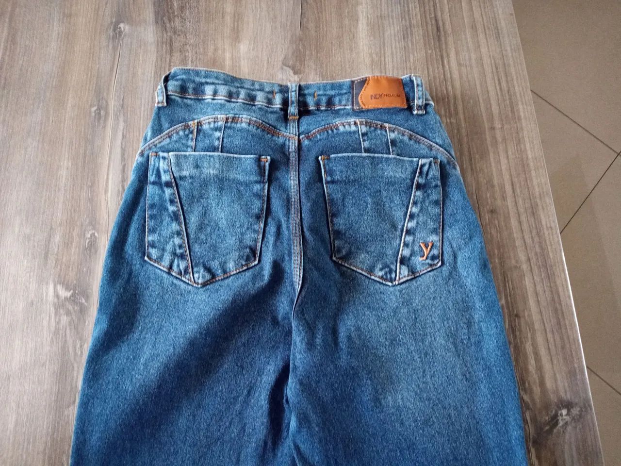 Calça Jeans com laycra Skinny marca Indy - Foto 3
