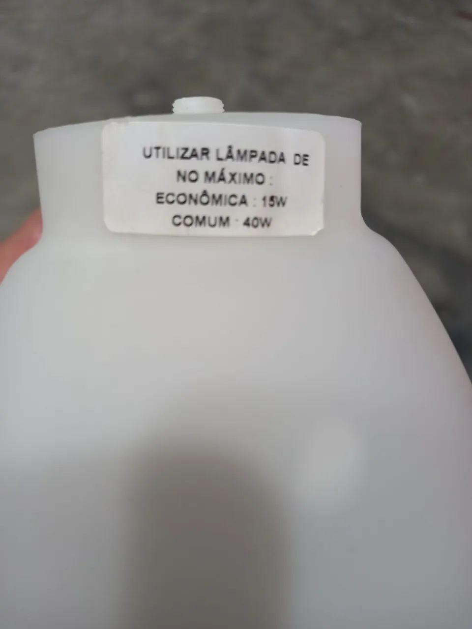 Globo para ventilador de teto  - Foto 3