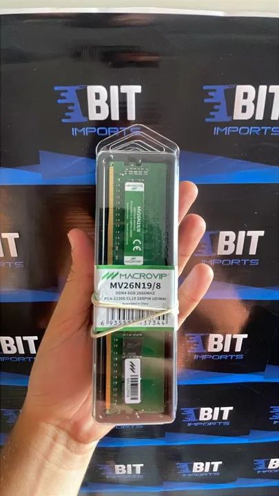 Memória DDR4 16GB 2666Mhz | Desktop | Nova Lacrada | MacroVip