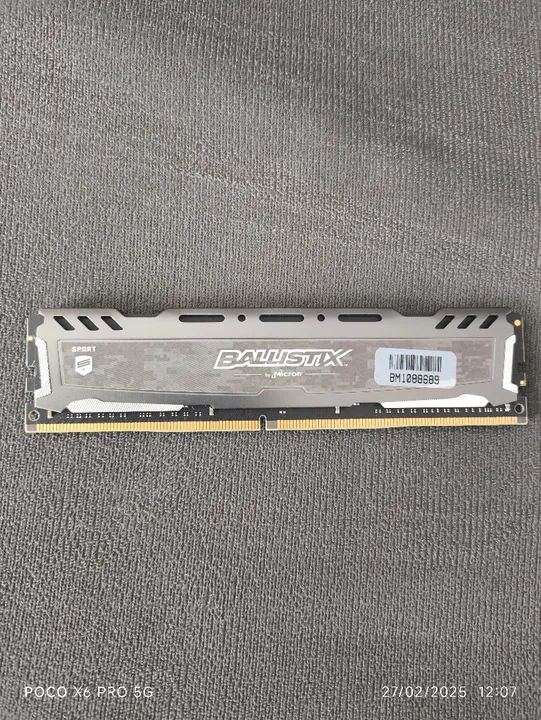 Memória Crucial Ballistix 16g DDR4 - Foto 5