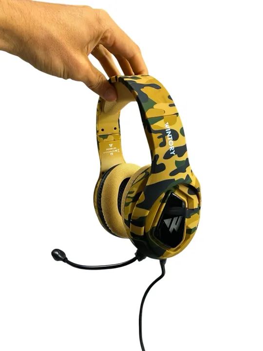 Headset Gamer Camuflado com Microfone - Foto 2