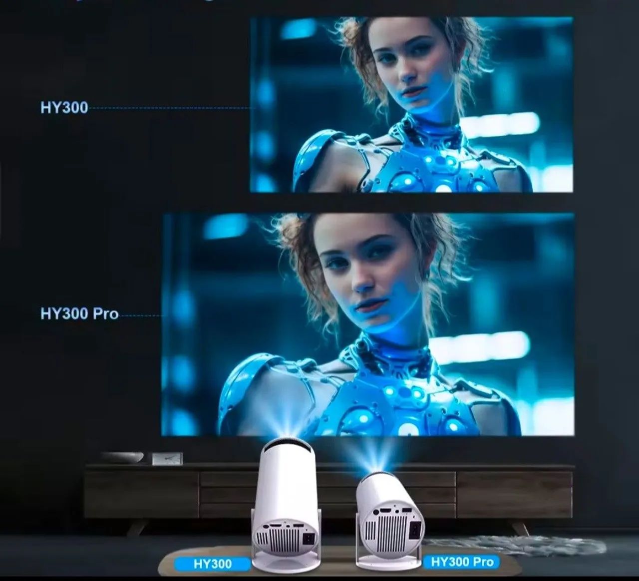 Projetor 4K Magcubic HY300Pro com Wi-Fi e Som  - Foto 2