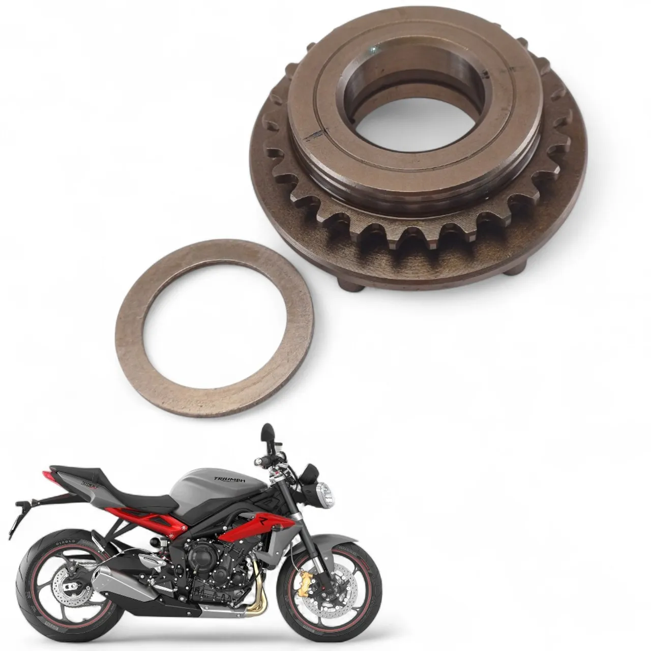 Engrenagem Bomba Óleo Triumph Street Triple 675 13 14 15 16