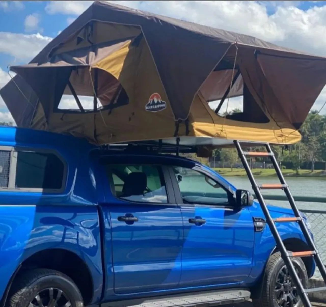 Tenda de teto para carro BLUE Camping - Foto 3