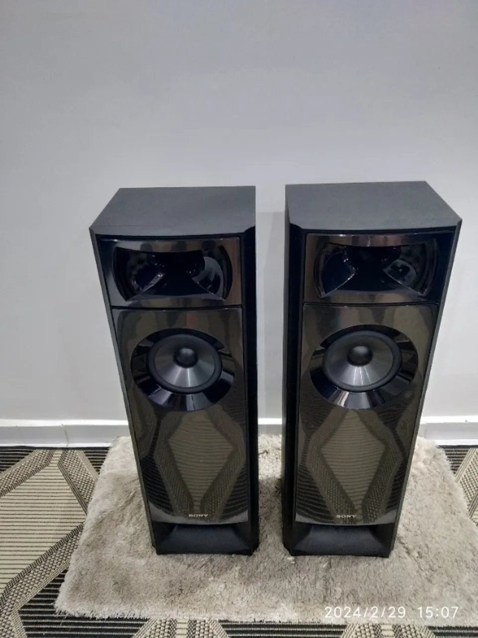 Caixas Torres Sony Muteki Ss-msp3m 216 Rms