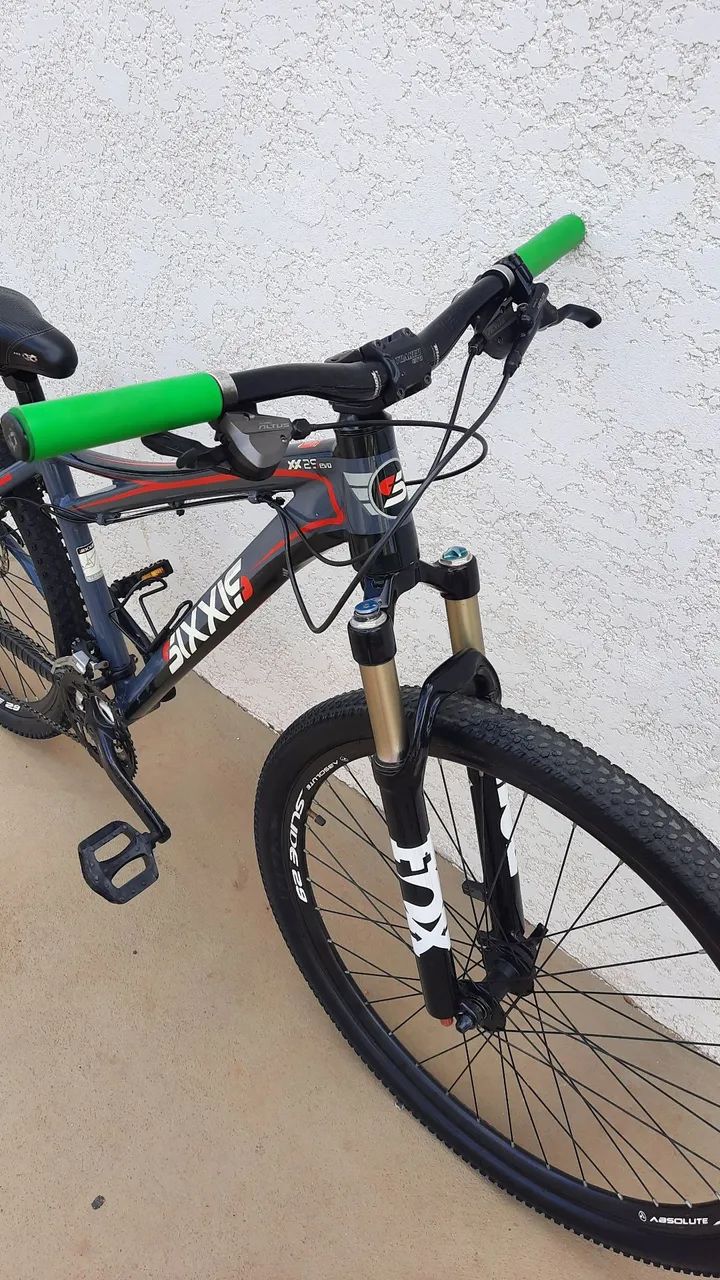 Bicicleta Sixxis Aro 29, kit shimano tamanho M - 17', bem conservada, freeride - Foto 4