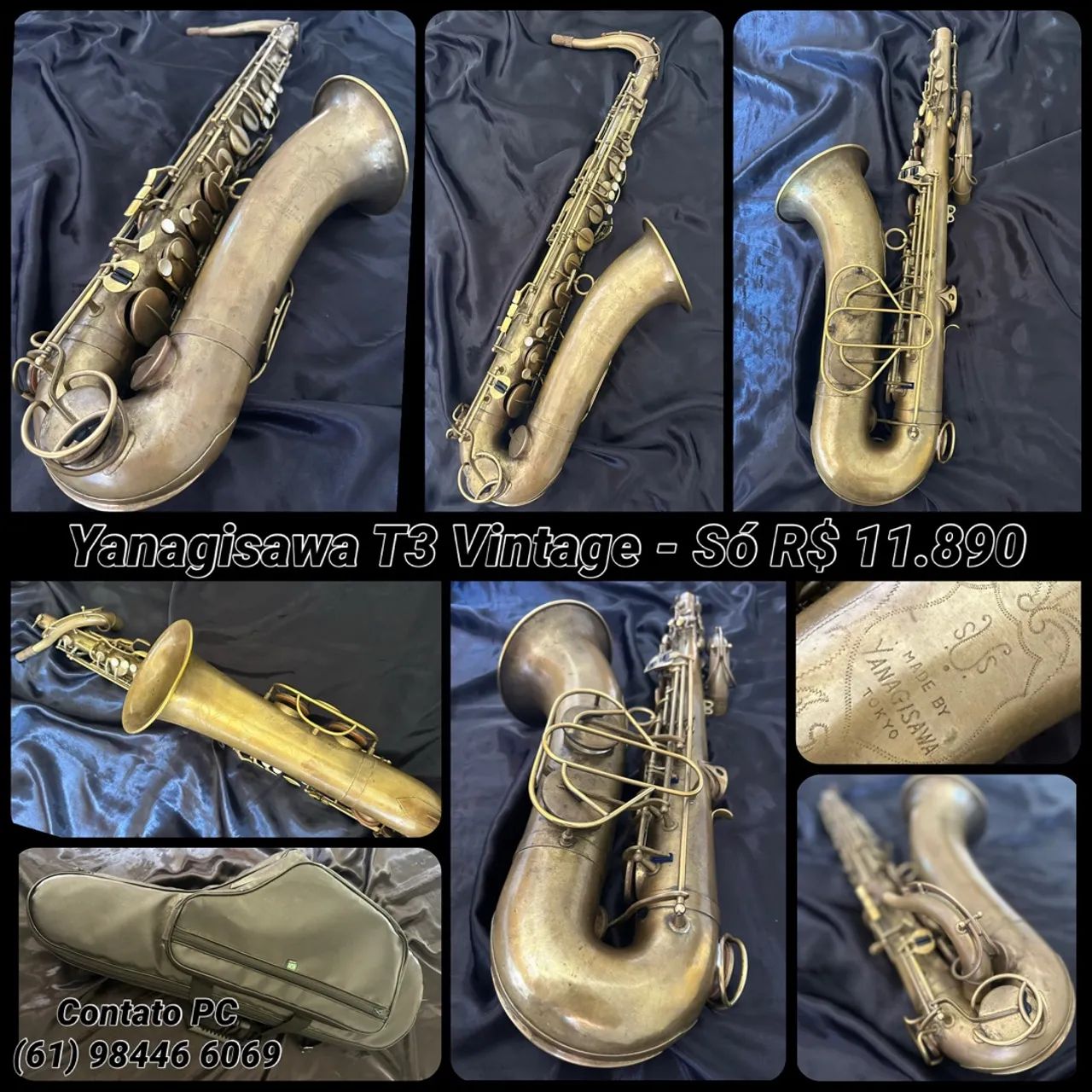 SAX TENOR YANAGISAWA T3 - PROFISSIONAL