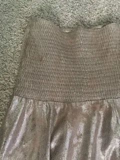 Saia de Couro Dourada  - Foto 3