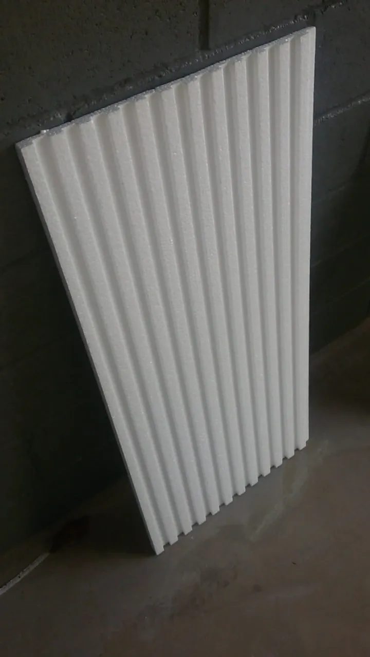 Painel Ripado - Placas Isopor EPS!