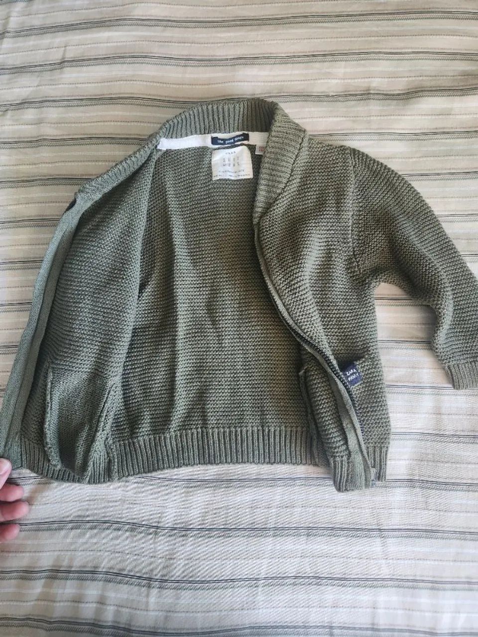 Casaco de Tricô Verde Zara Baby - Foto 2