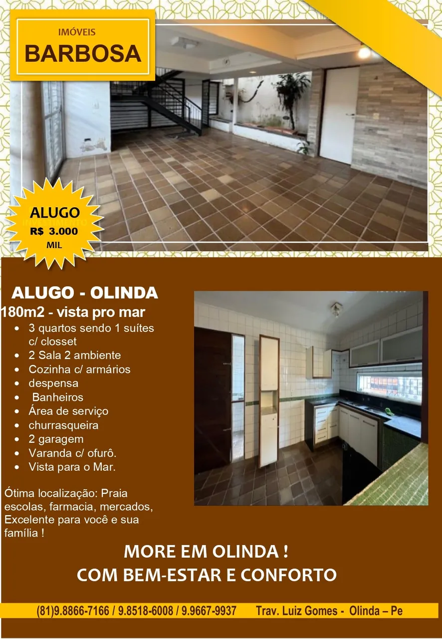 ALUGO OU VENDO CASA EM OLINDA