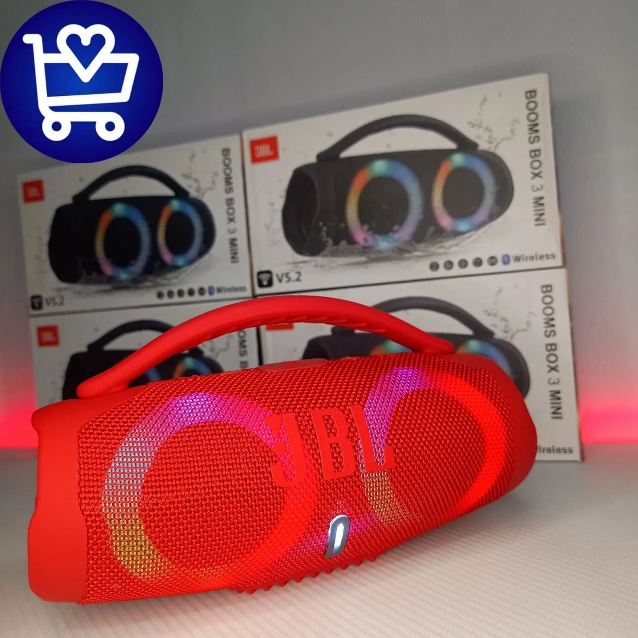 Caixa de Som JBL Boombox 3 Mini com Bluetooth - Foto 3