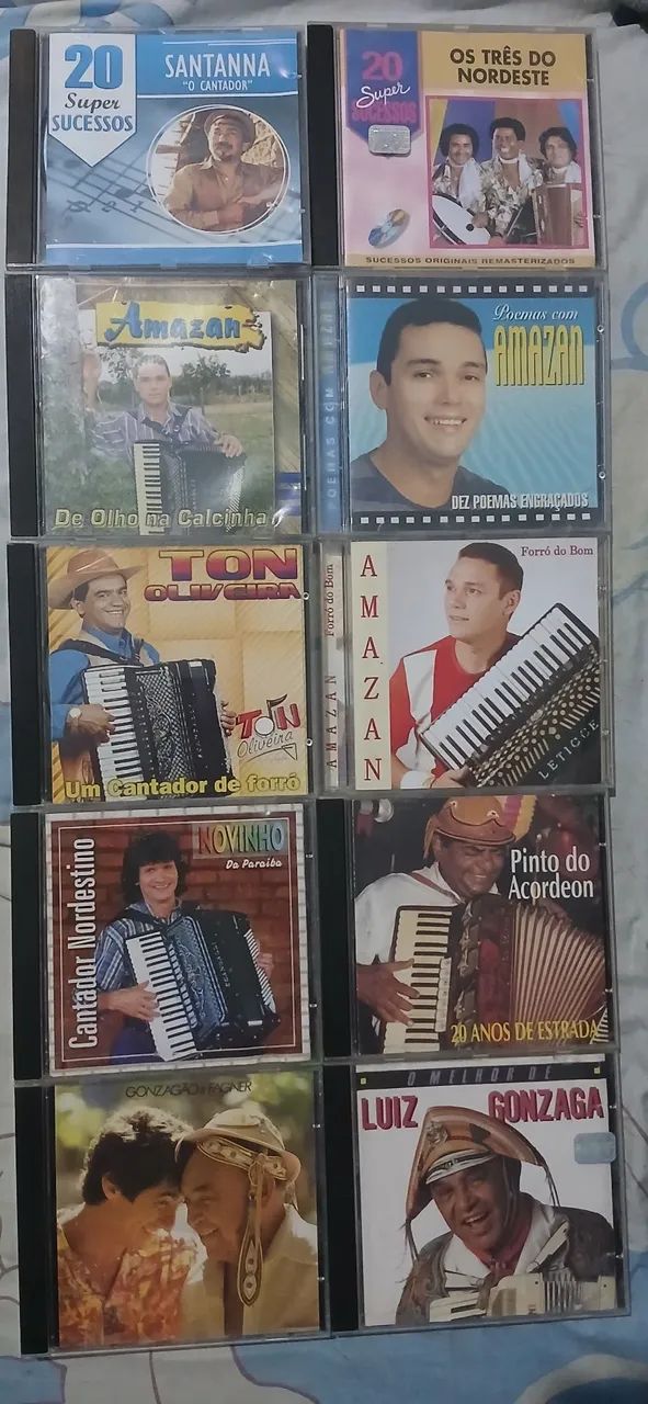 Kit 10 cds forró tradicional 