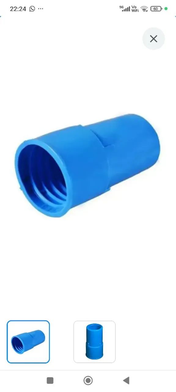 Ponteira Para Mangueira De 38Mm Para Aspiração De Piscina - Foto 2