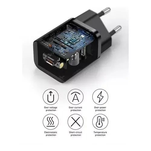 Carregador Rápido Mini Usb C Turbo Baseus 25w - Foto 4
