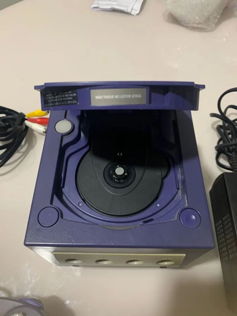 Nintendo Game Cube impecável e completo + Jogo - Foto 3