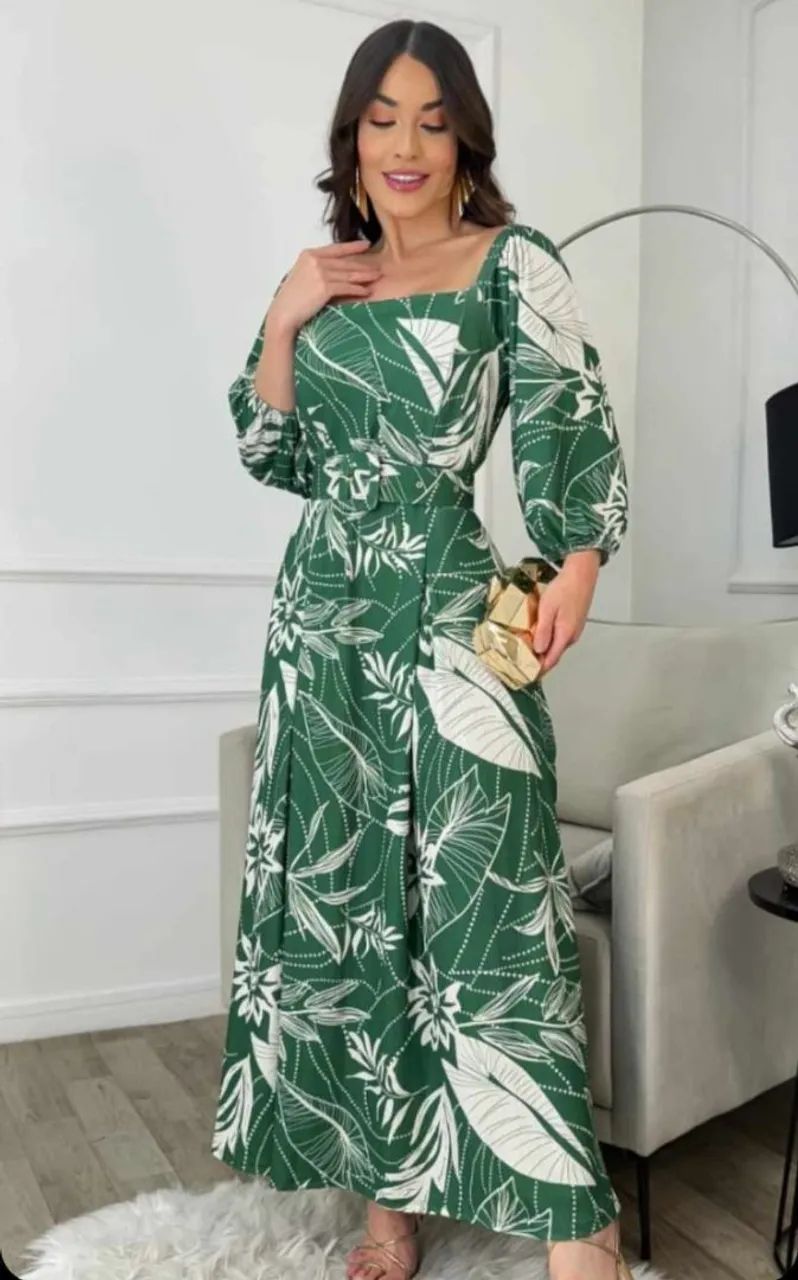 Vestido Midi Floral Lilás e Amarelo - Foto 3
