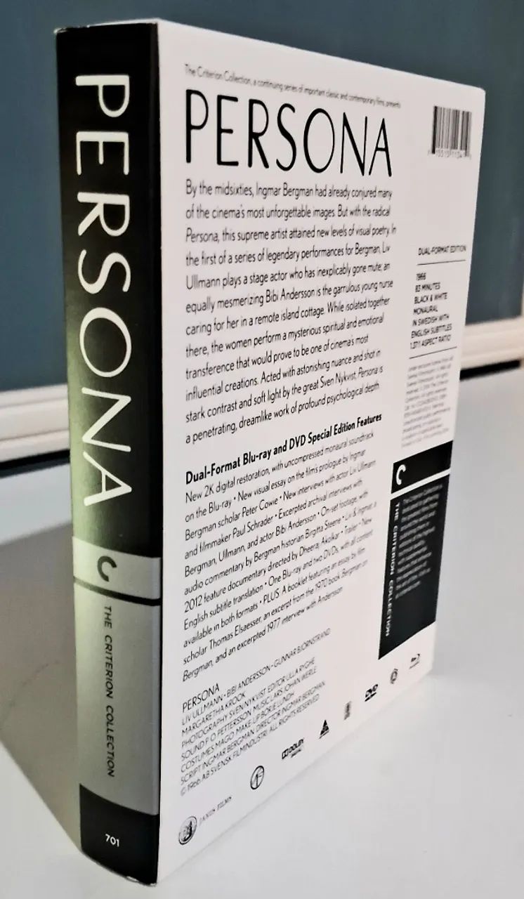 Persona Ingmar Bergman - Edição da Criterion Collection Importada (1 BD + 2 DVD) - Foto 3