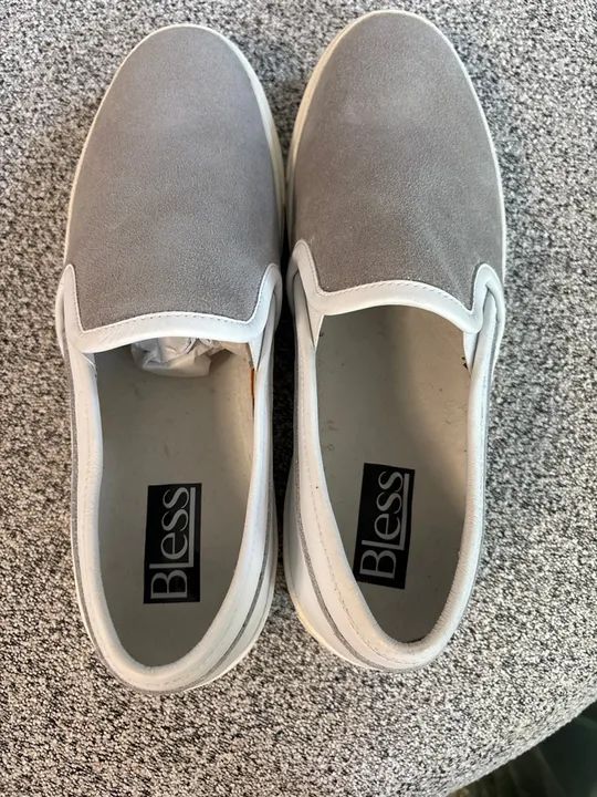 slip on cinza Bless tamanho 39 e 41 - Foto 3