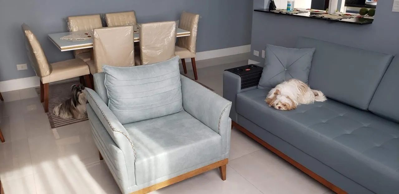 Sofá 3 lugares confortável e moderno - Foto 2