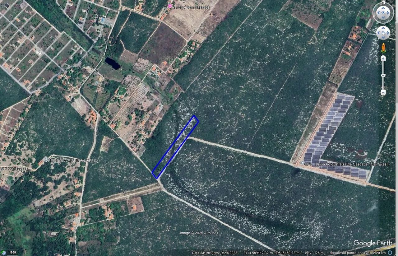 Terreno com área verde em Cascavel - ce 