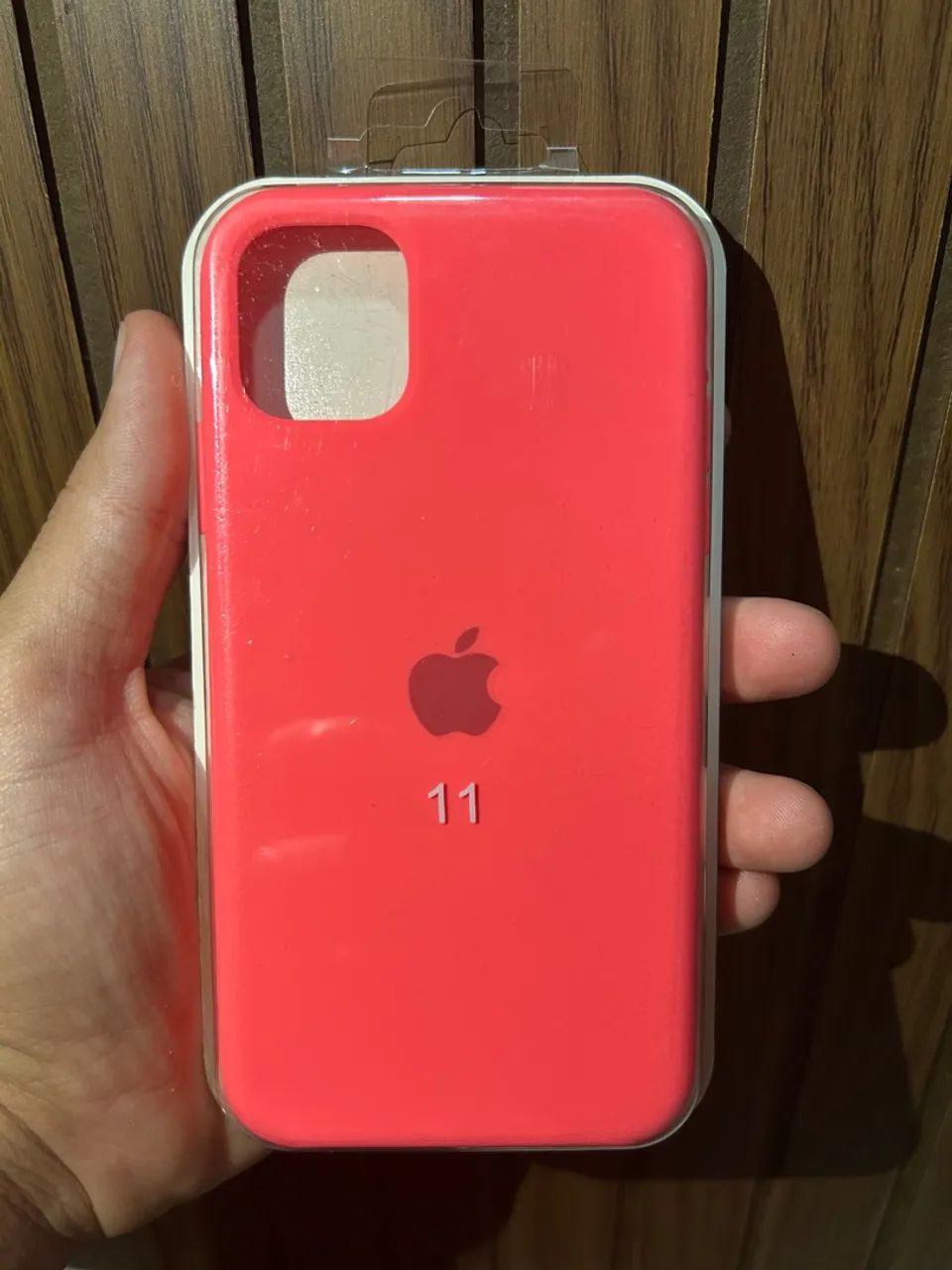 Capinha de Silicone para iPhone 11 - Vermelha