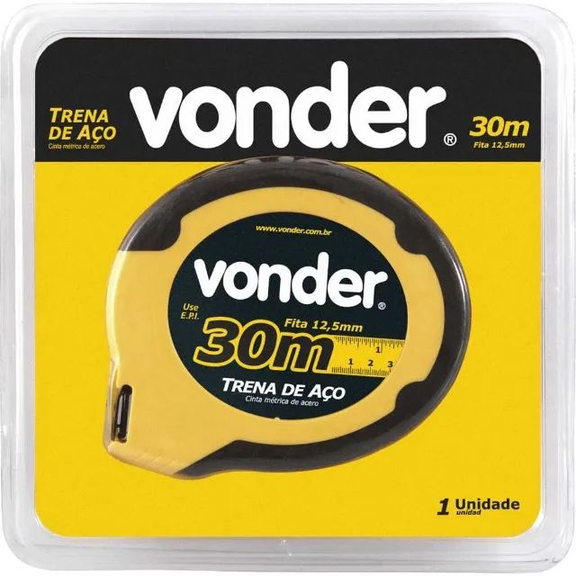 Trena de Aço Longa 30 Metros * Vonder - Foto 4