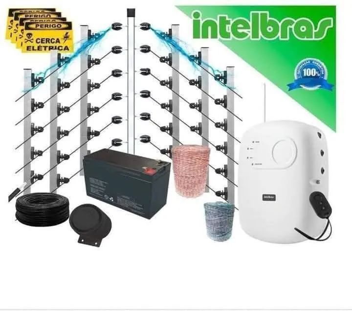 Cerca Elétrica Intelbras Completa - Segurança Residencial
