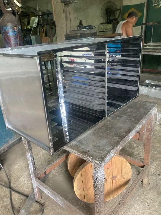Armário de Pizza em aço inox. - Foto 5