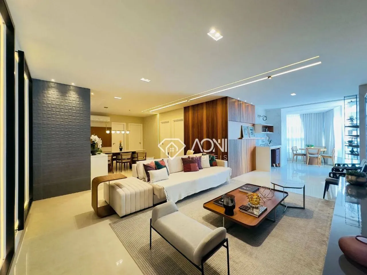Apartamento com 3 dormitórios para alugar, 138 m² por R$ 13.162,23/mês - Praia da Costa -