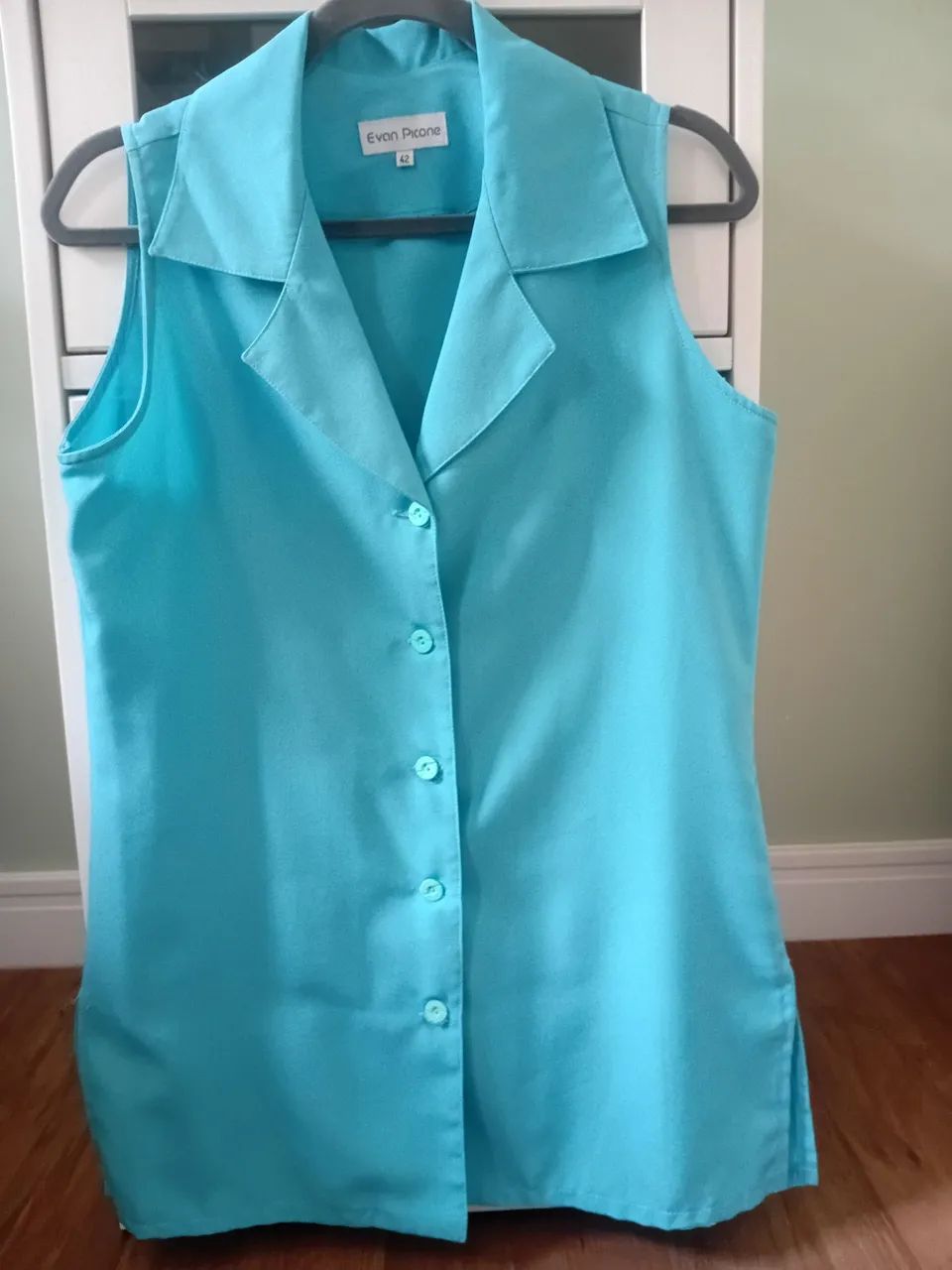 Blusa Elegante Feminina Azul 