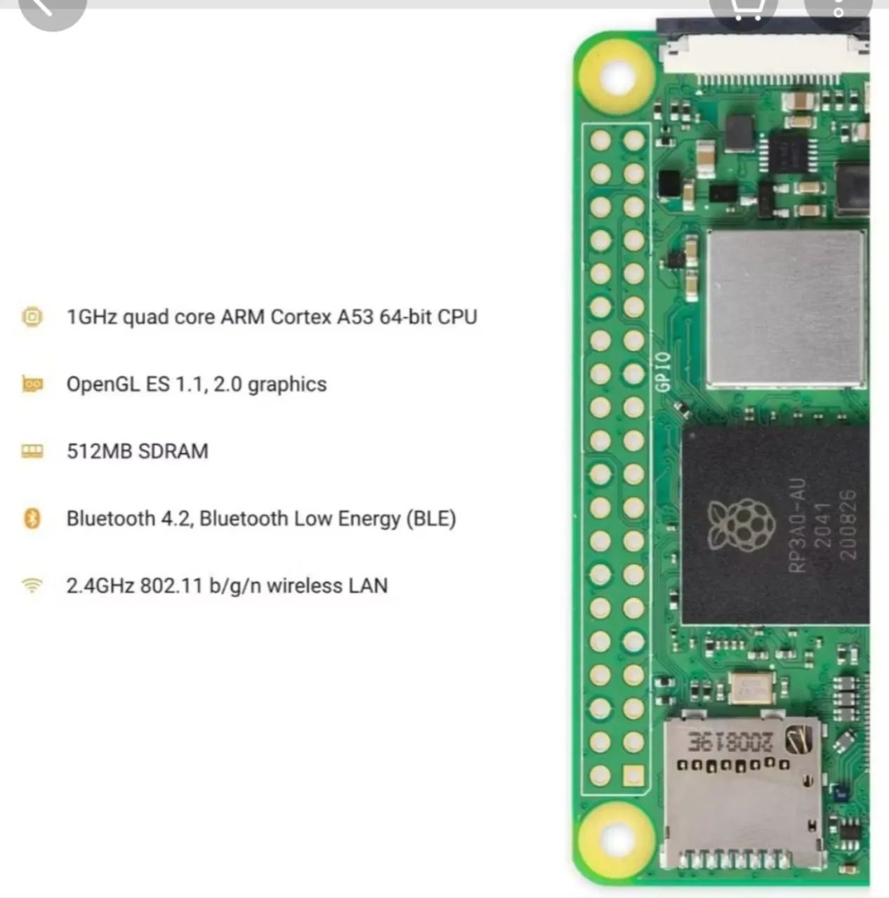 Raspberry Pi Zero W - Computador de Placa Única - Foto 2