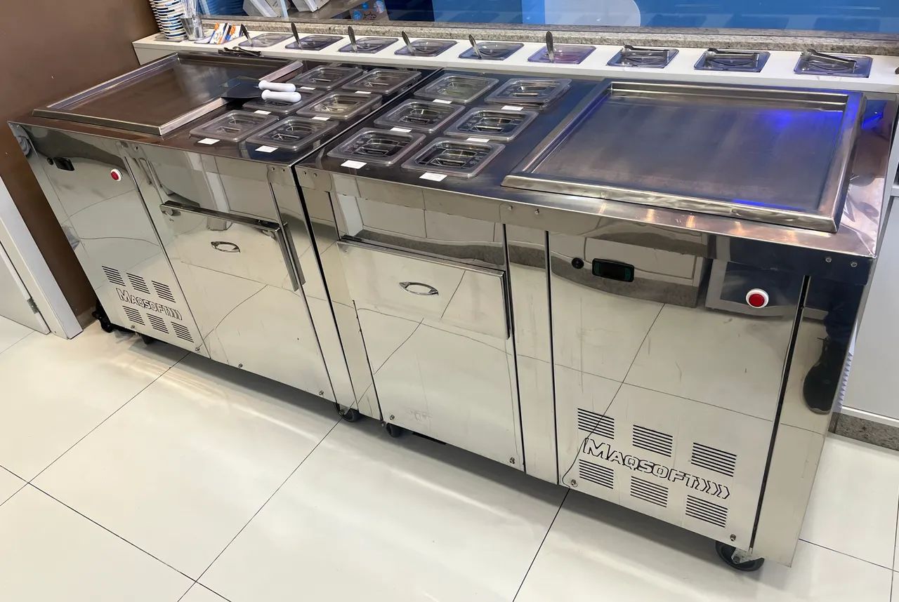 Máquina de Sorvete Tailandês - Foto 2