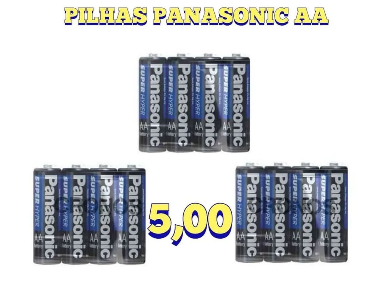 Pilhas Panasonic AA 