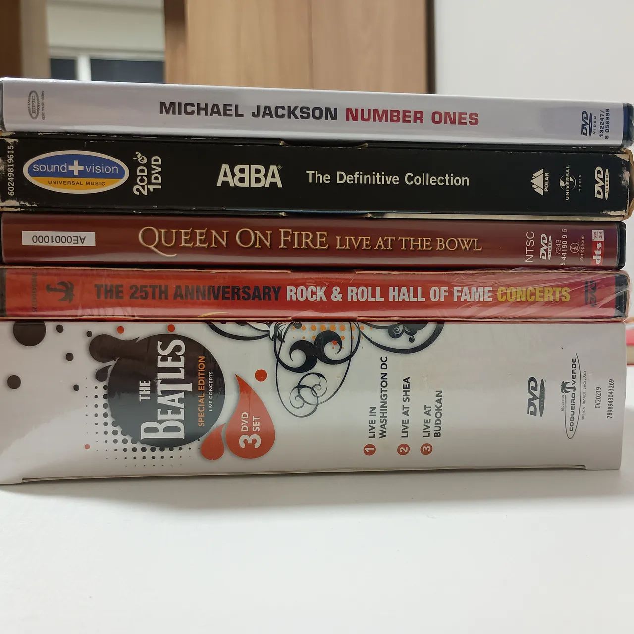 Rare DVDs (Beatles Collection, Queen, Michael Jackson, ABBA)