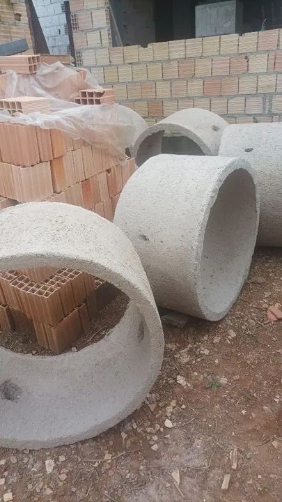 Manilhas e tampas e fundações de concreto. Valor do anúncio manilhas de promoção  90cm - Foto 2