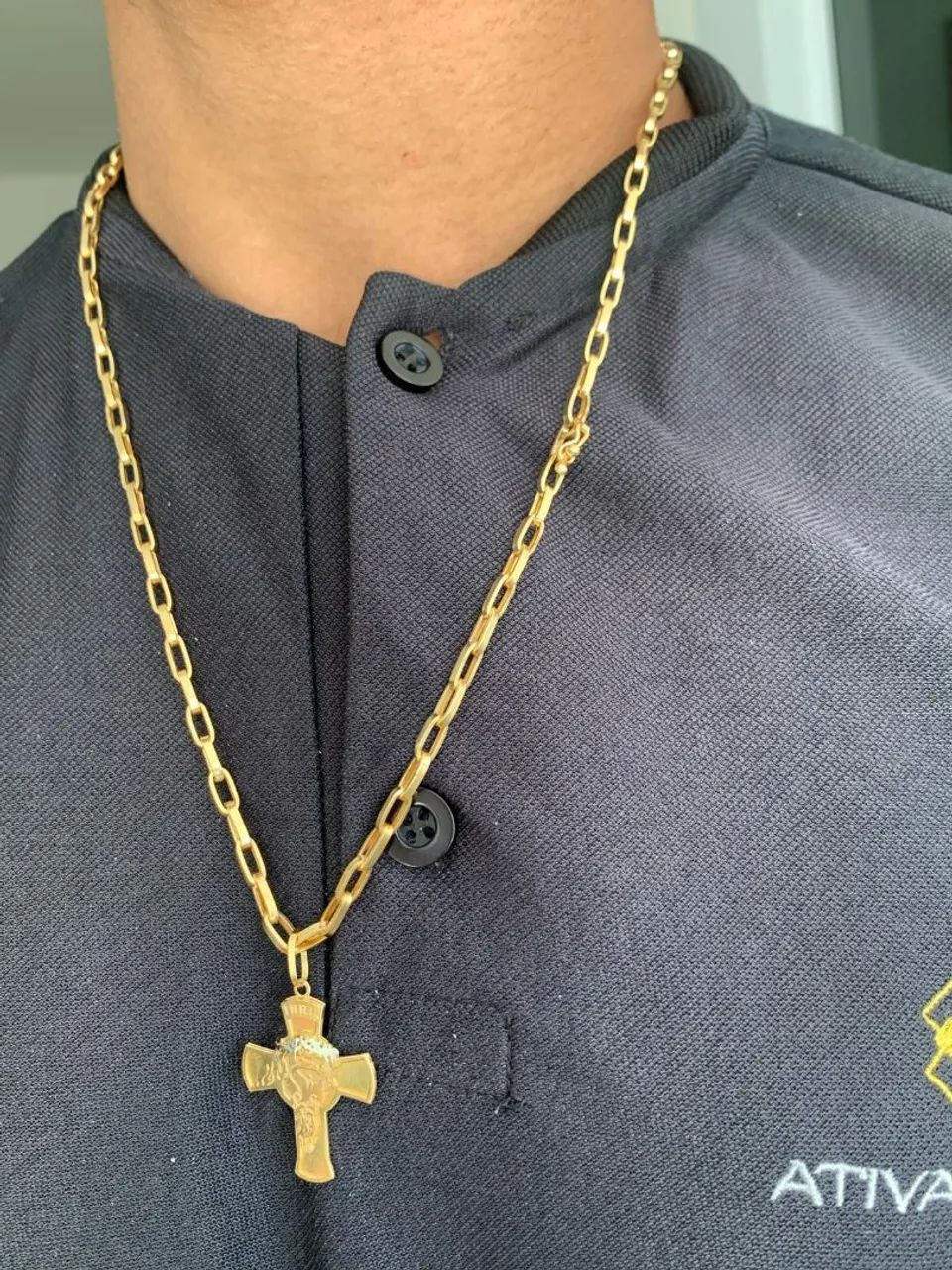 Corrente com pingente de Ouro 18k  - Foto 4