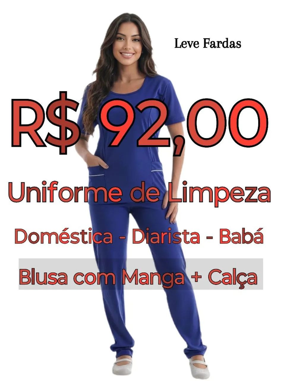 Farda para Trabalho Babá - Diarista - Doméstica 