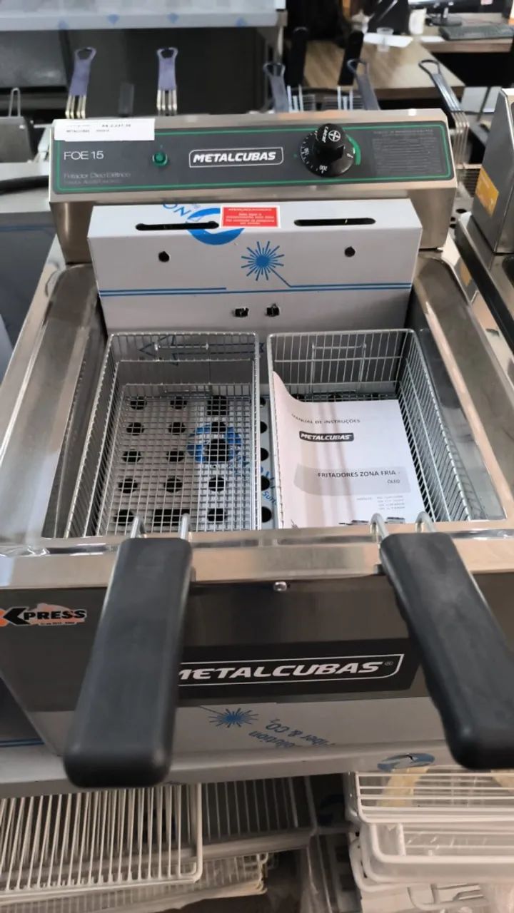 Fritadeira Elétrica Mesa Zona Fria 5000W (Daniel)