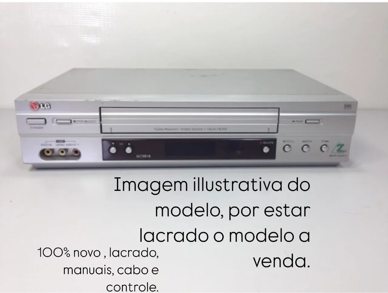 Vídeo Cassete LG GC481B - Novo, Lacrado!