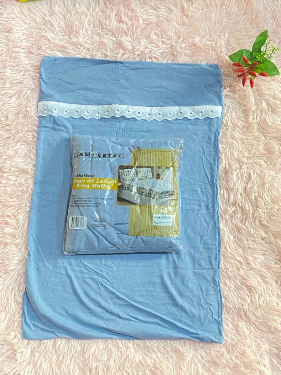 Jogo de lençol King malha  - Foto 2
