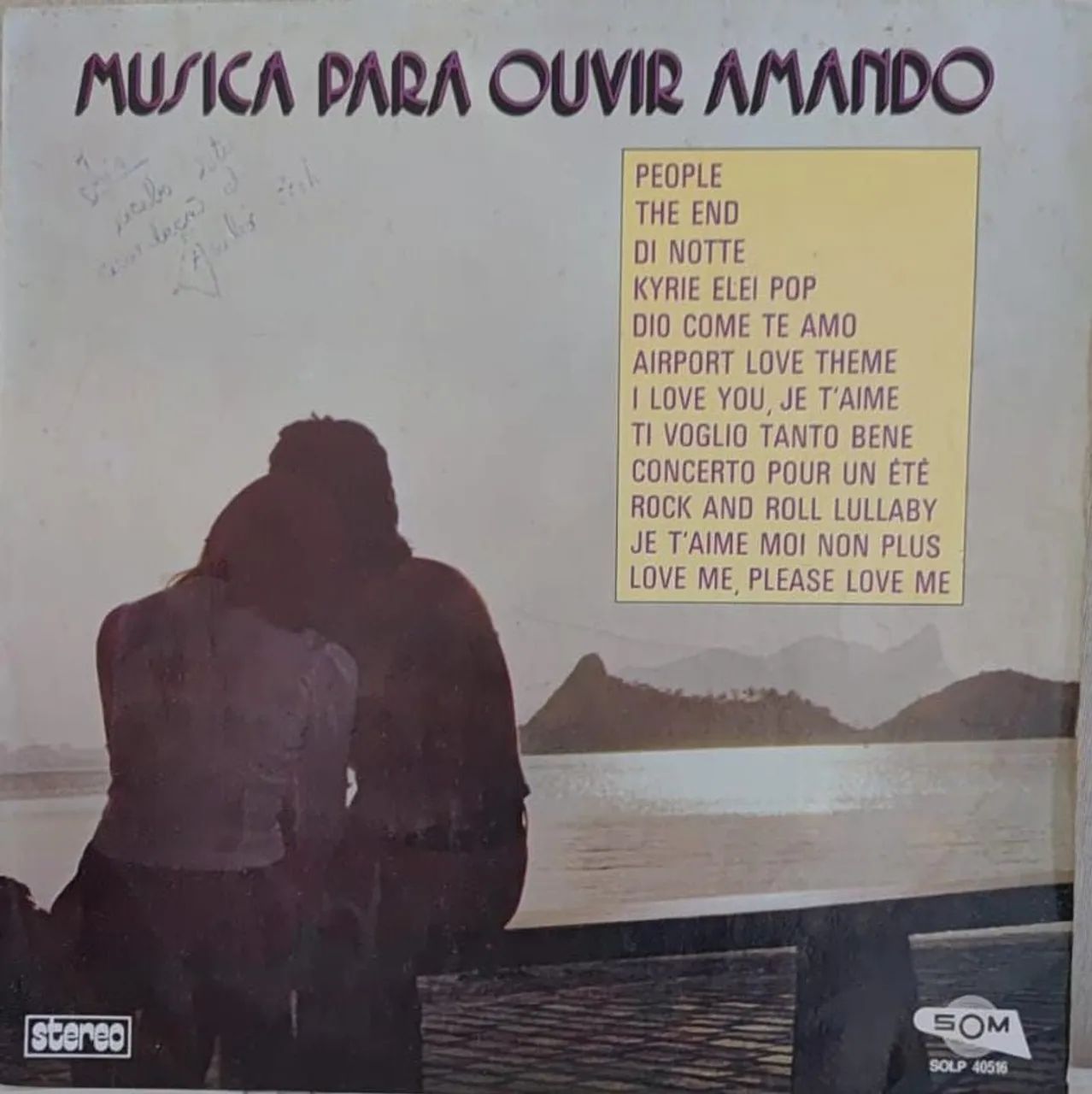 Disco de Vinil - Música Para Ouvir Amando