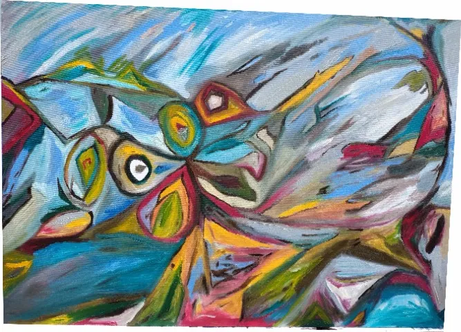 Pintura Óleo sobre Tela 100 X 70 Ctms